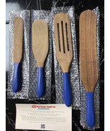 Mad Hungry Original 4-Piece Acacia Spurtle Set Natural blue - $331.07 MXN