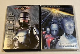 i, Robot / Robocop ~ Will Smith Peter Weller ~ Lot of 2 ROBOT Movies DVDs ~ - £6.25 GBP