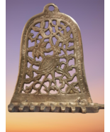Antique North African Moroccan Brass Bronze Hanukkah Oil Lamp Menora Cra... - $88.71 CAD
