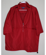 Golf America Men&#39;s Lightweight Half Zip Red Windbreaker Large NWOT - $19.80