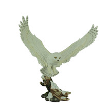 Arctic Ascent White Flying Snowy Owl Statue - £100.66 GBP