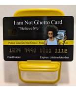 Funny Fake Bankcards:  .  I AM NOT GHETTO CARD.  8 Pack, Free Shipping - $24.99