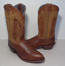Dingo Size 10.5 M SILVERLAKE Tan Leather Cowboy Western Boots New Men&#39;s ... - £393.97 GBP