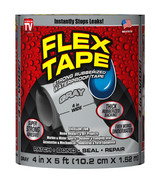 Flex Tape Strong Rubberized Waterproof Tape, 4 Inches x 5 Feet, Gray - $23.79