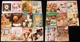LEISURE ARTS - Lot of 20 Magazines, Booklets &amp; Leaflets from 1974 to 2000 - £26.57 GBP