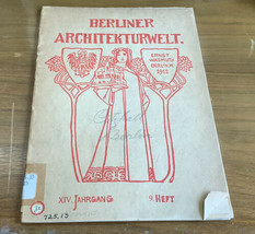 Berliner Architekturwelt 1911 City Hall Berlin - £28.08 GBP