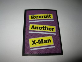 1992 Uncanny X-Men Alert! Board Game Piece: Recruit Another X-Man Card - £0.79 GBP