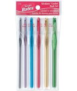 Susan Bates Silvalume Crochet Hook Set in Pouch Sizes F, G, H, I, J, K - $14.83