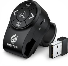 Amerteer Bluetooth Wireless Presenter, Rf 2.4Ghz Presentation Clicker, F... - £31.15 GBP
