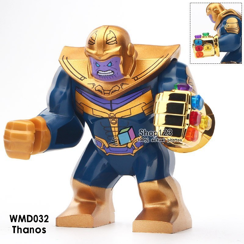 Thanos with Infinity Gauntlet Marvel Avengers Infinity War Minifigures ...