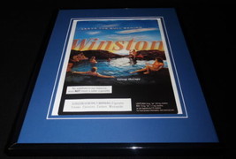 2004 Winston Cigarettes Group Therapy Framed 11x14 ORIGINAL Advertisement - $34.64