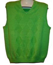 Jack Spicklaus Green Men&#39;s  Sweater Vest Size L NEW - £26.54 GBP