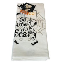 PEANUTS Snoopy Halloween 2 Pack Hand Kitchen Bathroom Towels So Cute It’s Scary - £12.29 GBP