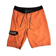 Affliction Freedom Defender Swim Trunks Orange Men&#39;s Size 30 - $18.76