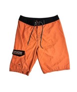 Affliction Freedom Defender Swim Trunks Orange Men&#39;s Size 30 - $18.76