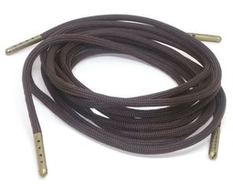 Dark Brown Boot Laces *Guaranteed for Life* 550 Paracord Steel Tip   - $9.89+