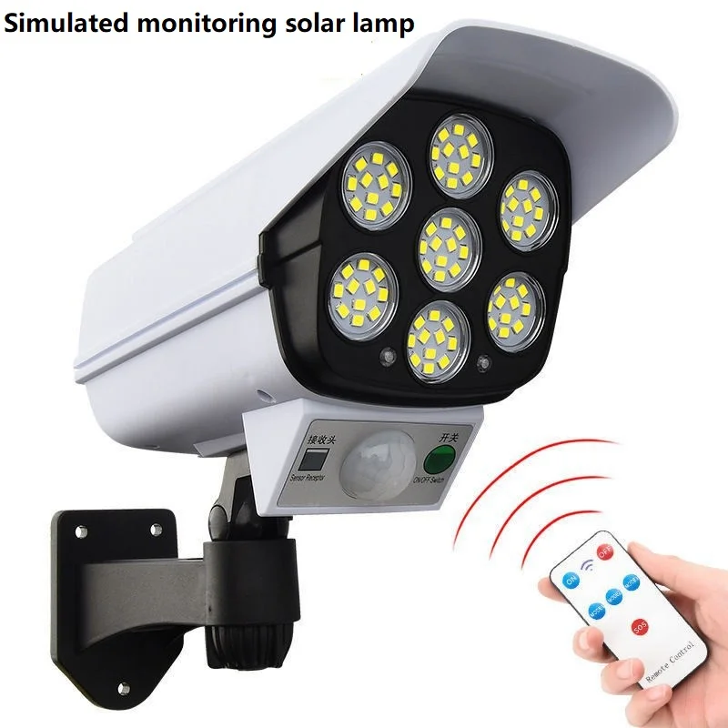 Virtual Security Camera Lamp With LED  Motion Sensor, Wireless Outdoor W... - £166.08 GBP