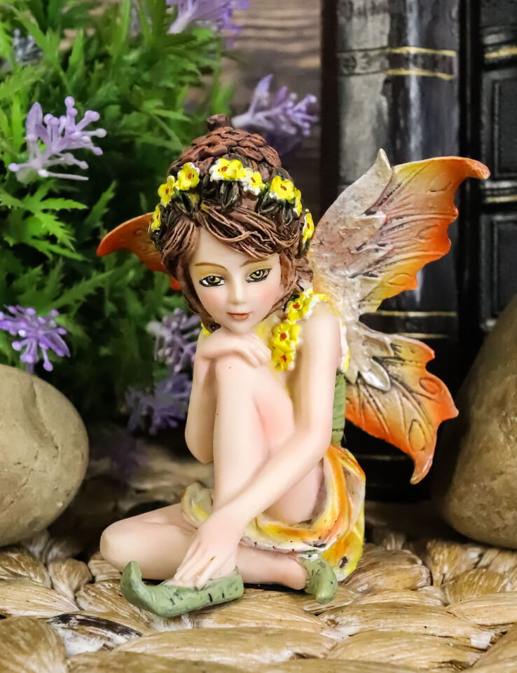 Ebros Gift Miniature Garden Bright Sun Flower Fairy Collectible Figurine... - $22.99