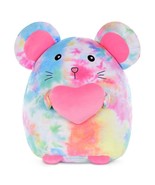 2 Scoops Tie Dye Mouse Shaped Plush Pillow Toy, Brand New Great Gift - $14.70 CAD