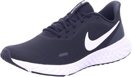 Nike Men&#39;s Revolution 5 Running Shoes Black/White Size 10 Running Workout - £80.67 GBP