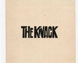 Showcard The Knack The New Theatre New York 1964 Mike Nichols - $17.82