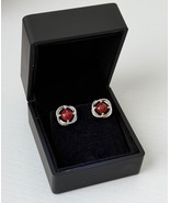 David Yurman .925 Sterling Silver Infinity Carnelian Push Back Earrings ... - €372,89 EUR