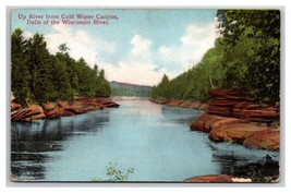 Up River From Cold Water Canyon Wisconsin Dells Wisconsin WI UNP DB Postcard P29 - $2.92