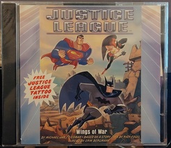 &quot;JUSTICE LEAGUE: WINGS OF WAR&quot; CD Audiobook NEW Abridged 2 hrs. on 2 CD&#39;s - $13.00