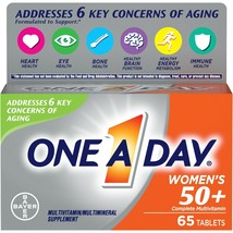 One A Day Women&#39;s 50+ Multivitamin Tablets, Multivitamins for Women, 65 Ct. - $15.83