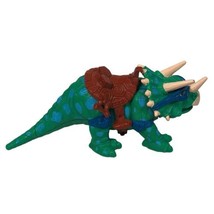 Tmnt Caveman Leo&#39;s Dingy Dinosaur With Saddle Triceratops 1992 Playmates - £13.23 GBP