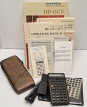 HP 41CV SERIES  Hewlett Packard Calculator w Box &amp; Manuals for Parts not... - $179.00