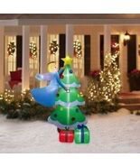 Holiday Time Flying Angel Decorating Tree Inflatable, 6.5FT Christmas Li... - $1,081.17 MXN