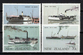 New Zealand 795-798 MNH Ships Harbors Transportation ZAYIX 0424S0222 - £1.44 GBP