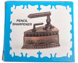 Clothes Iron Die Cast Metal Collectible Pencil Sharpener - $7.99