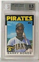 1986 Topps Traded #11T Barry Bonds – Becket 8.5 NM-Mt+! - £67.69 GBP