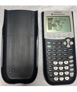 Texas Instruments TI-84 Plus Graphing Calculator Black With Cover - £35.17 GBP