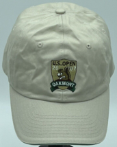 U.S. Open Golf Hat Cap Headwear Tan Beige Strap back Gift Dad USGA Member 2007 - £11.53 GBP