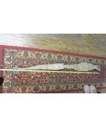 (G469-16) 62&quot; light brown full Gator ALLIGATOR bony SCUTE back with tail... - $155.99