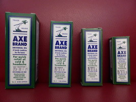 Singapore Axe Brand Universal Oil Insect Bites Headache Colds Headaches  - £11.79 GBP
