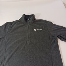 Shipt Gray 1/4 Zip Men's Employee Pocket Logo Hoodie Sweatshirt Jacket Size L image 8