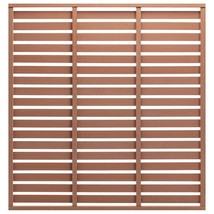  Fence Panel WPC 70.9"x70.9" Brown - $506.34 CAD