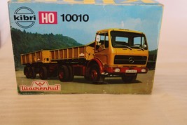 HO Scale Kibri, Kieszug Gravel Truck &amp; Trailer Kit, #10010, Yellow, BN open box - £37.37 GBP