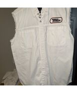 Harley Davidson Racing Cut Off Sleeveless Button Up Shirt Mens White Scr... - €25,30 EUR Harley Davidson Racing Cut Off Sleeveless Button Up Shirt Mens White Scr... - €25,30 EUR