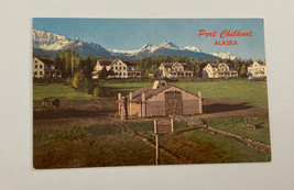 Port Chilkoot Alaska Parade Grounds Formerly Barracks Postcard - £7.84 GBP