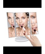 deweisn Dresser Mount Tri-Fold Lighted Vanity Mirror with 21 LED Lights,... - £11.68 GBP