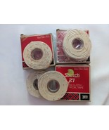 Lot Of 4 Scotch Glass Cloth Electrical Tape No 27 3/4 66 ft .007 in 3M U... - $38.60