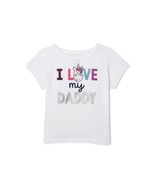 Garanimals Baby Girls I Love My Daddy Graphic Short Sleeve T-Shirt Size ... - £10.11 GBP