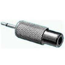 25-7540 aim rf adapters between series f female to 3.5mm male adapter - $2.70