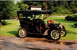 1909 Packard Model 18 Touring Car Long Island Auto Museum Chrome Postcard - £3.94 GBP