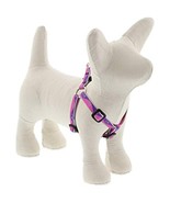 Lupine Reflective Small Step in Dog Harness 1/2&quot; Wide Pink Paws with 12-18&quot; - $41.02 CAD